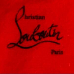 Christian Louboutin Red Bag empty